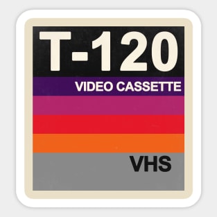 VHS Retro/Vintage Design Sticker